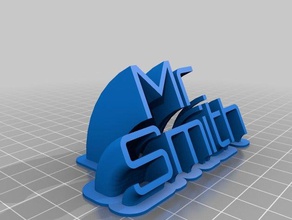 marcus smith office personalizzato 3d print model - Mito3D
