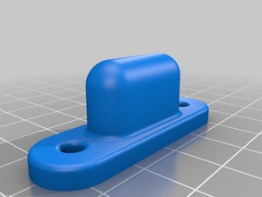 door handle magnetic closers 3d printer parts 3d print model - Mito3D