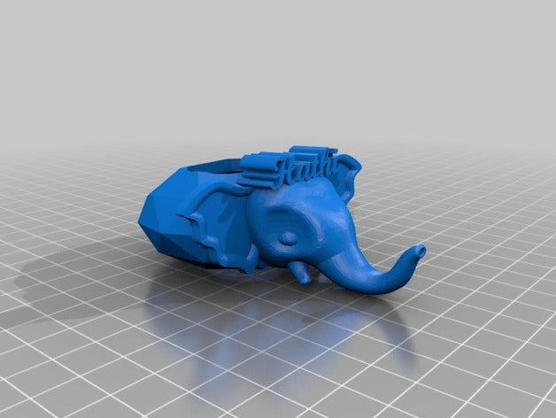 hathi woggle accessories cub scouts 3D print model - Mito3D