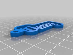 nancy llaveros personalizado 3d print model - Mito3D