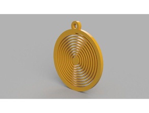 spiral necklace jewelry 3d print model - Mito3D