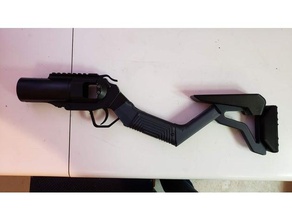 cimasa m052 stock sport all'aperto softair lanciagranate pistola 3d print model - Mito3D