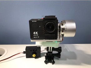 fai da te gopro mount gimbal cinese 1 ora di costruire 2 assi rotazione brushless fotocamera stabilizzatore 3d print model - Mito3D