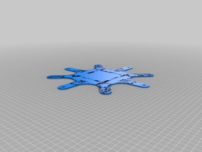 octapod robot telaio 2 la robotica base dof gambe lynxmotion 3d print model - Mito3D