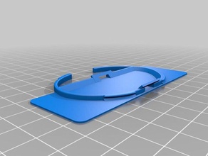 clipon modifié 3d de l'imprimante accessoires bobine filament masterspool 3d print model - Mito3D