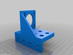d-bot slotted motor mounts tensioning belts 3d printer parts 3d print model - Mito3D