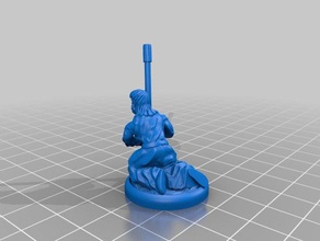 old man crawling toys games dungeons dragons miniatures pathfinder 3d print model - Mito3D