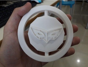 rotating keychain joker persona 5 signs logos 3d print model - Mito3D