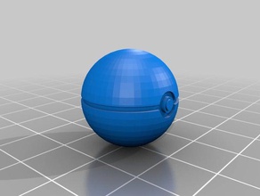 pokeball 3d impressão pokemon figuras brinquedo 3d print model - Mito3D
