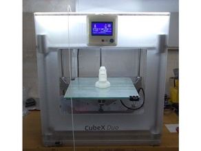 resurrection cubex 3d printer parts duo 3d print model - Mito3D