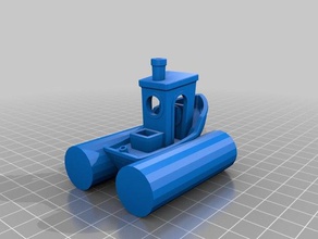floating benchy 3d printing 3dbenchy remix 3d print model - Mito3D