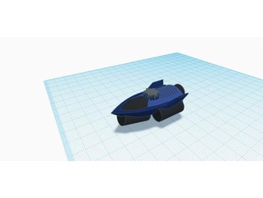 battle bay hider 3d drucken Boot stealth 3d print model - Mito3D