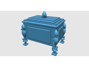 antique box organization casket 3d print model - Mito3D
