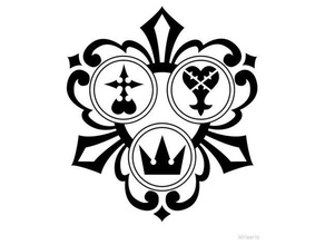 kingdom heartsnobody heartless crown 2d art drawing stencil 3d print model - Mito3D