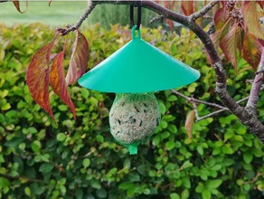 bird fat ball roof outdoor garden 3d print model - Mito3D