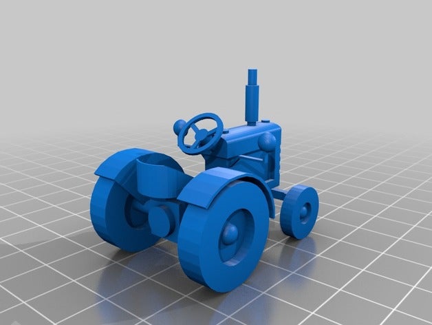 trator automotivo 3D print model - Mito3D