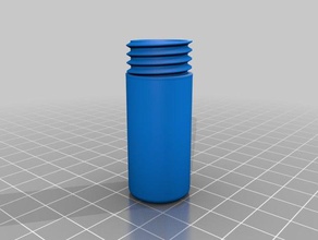 aa de la batería botella electrónica 3d print model - Mito3D