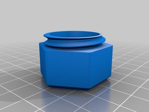 recipiente pequeño de la tapa rosca herramienta los titulares cajas 3d print model - Mito3D