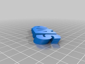 my customized iamburnystext sam organization 3d print model - Mito3D