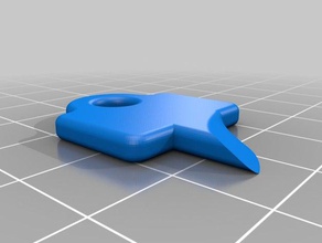 boxer fresa chiave anello portachiavi 3d print model - Mito3D