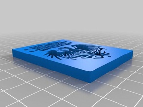 l'università di chicago phoenix logo i segni loghi maroon uchicago 3d print model - Mito3D
