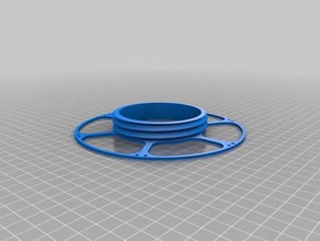 pequeño soporte de bobina ajuste rayo sol deshidratador alimentos 3d la impresora accesorios 3d print model - Mito3D