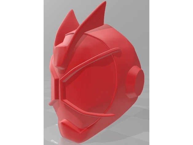kamen rider wizard fire costume cosplay helmet 3D print model - Mito3D