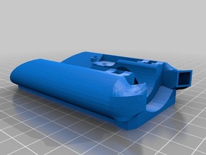 x5s light weight extruder cooler e3d v6 clone lru printer parts 3d print model - Mito3D
