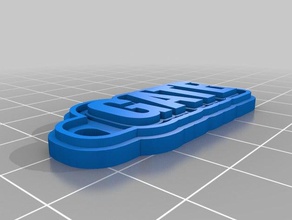 gate keychains customized 3d print model - Mito3D