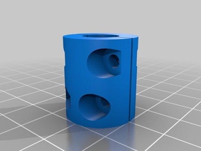 meine angepasste parametrische z-Achse Koppler stepper-Gewindestange Kupplung 3d-Drucker Teile kundengebundene 3d print model - Mito3D