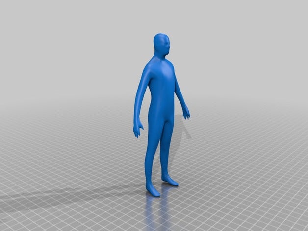 base humano para esculpir pessoas 3D print model - Mito3D
