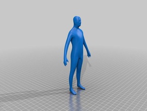 base humano para esculpir persone 3d print model - Mito3D