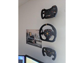 fanatec per montaggio a parete adattatore hobby sim racing simracing volante arma 3d print model - Mito3D
