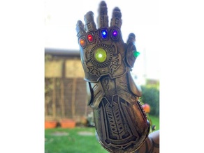 wearable infinity gauntlet 3d printing armour avengers war cosplay marvel nsfw prop replica superhero thanos 3d print model - Mito3D