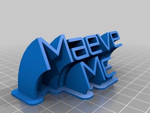 maeve 3d office customized 3d print model - Mito3D