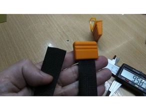 backpack belt end accessories 3d print model - Mito3D