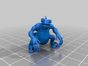 28mm jitter toad models 28mmscale frogo miniature 3d print model - Mito3D