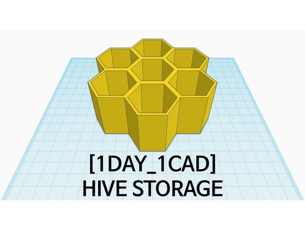 1jour 1cad ruche de stockage d'autres 1day1cad 3D print model - Mito3D
