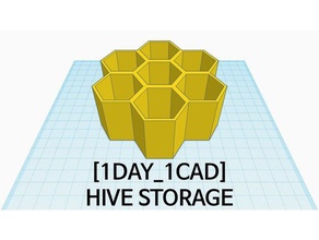 1Tag 1cad hive-Speicher andere 1day1cad 3d print model - Mito3D