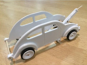 coccinelle &agrave &eacutelastique l'ingénierie voiture 3d print model - Mito3D