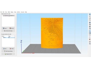 simplificar 3d ender 3 perfil de nikola tesla imagem lithophane impressão 3d print model - Mito3D