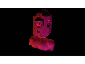 buffy robô modelo robôs cérebro olho obra-prima esculpir escultura fone de ouvido vr 3d print model - Mito3D