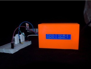 case arduino uno lcd16x2 i2c electronics lcd 16x2 3d print model - Mito3D