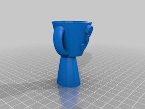 stem trophy mud 3d printing tinkercad 3d print model - Mito3D