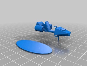 hoverbike 20 3 d stampa 3d print model - Mito3D