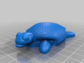 schildkroete kaplumbağa wechselt von hat es nie gegeben zu yazdırılabilir 3d hayvanlar 3d print model - Mito3D