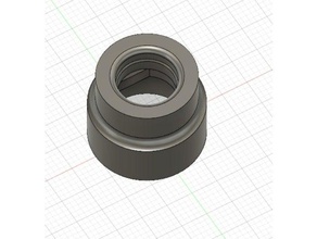 solder iron nipple retaining nut electronics 3d print model - Mito3D