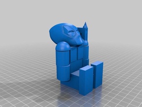 dessin animé assis deadpool 3d les imprimantes 3d print model - Mito3D