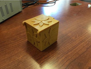 puzzle cube box 3d printing moving parts 3d print model - Mito3D