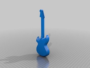 yorgun savaş gitar sahne 3d print model - Mito3D